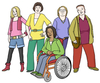 Frauen mit und ohne Behinderungen